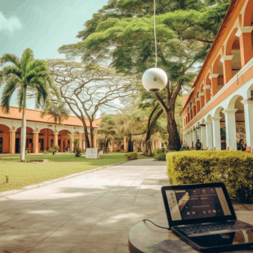 Campus WiFi - Laptop on campus