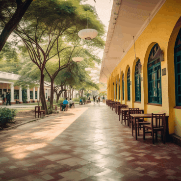 Campus WiFi - Campus corridor