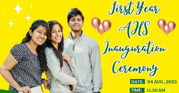 AHS first year inauguration ceremony