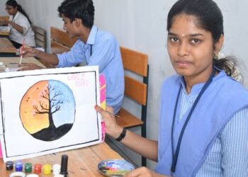 In Commemoration of 98th Founder’s Day Celebration various Painting competitions are being conducted. J.K.K.Nataraja College of Allied health sciences